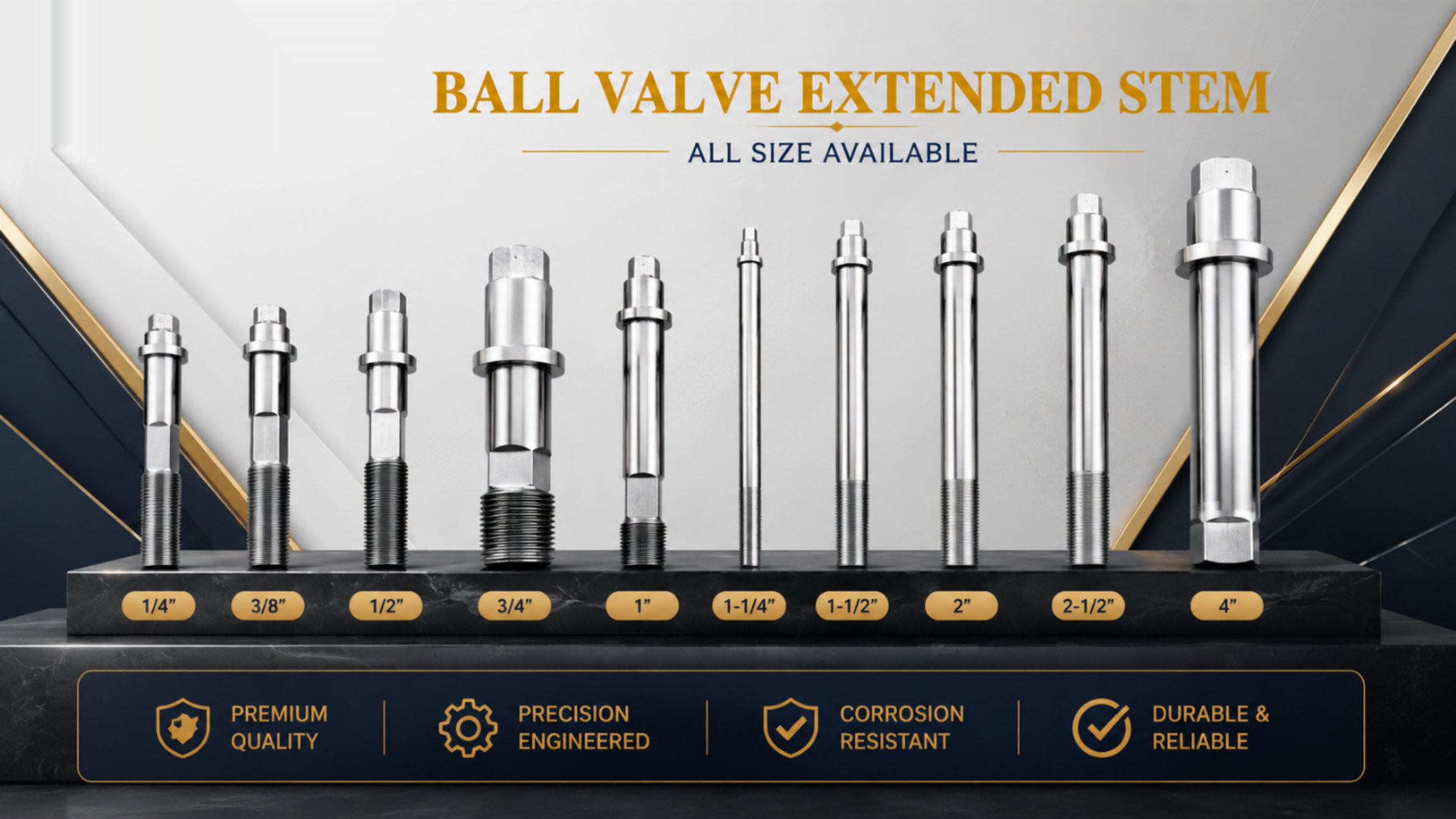 Ball Valve Extended Stem